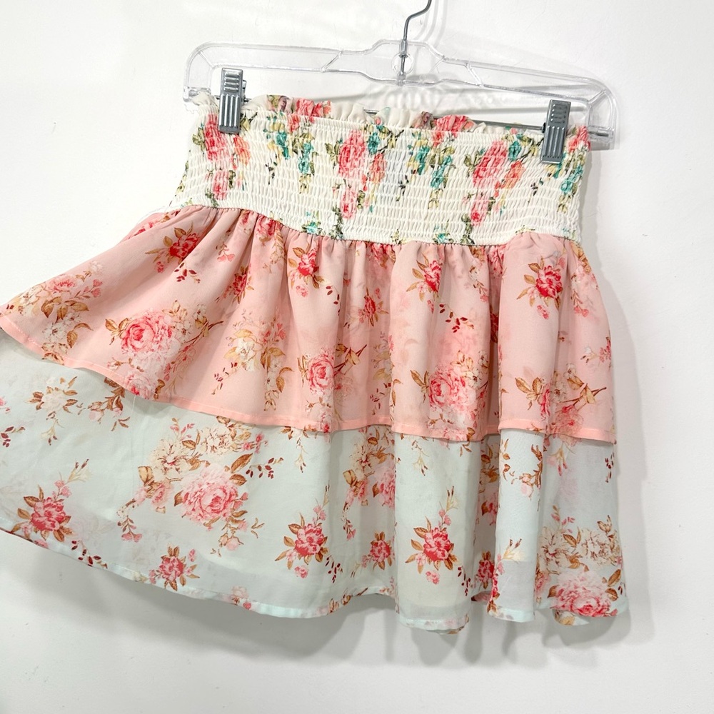 Floral Ruffle Skirt - Picture 2 of 3